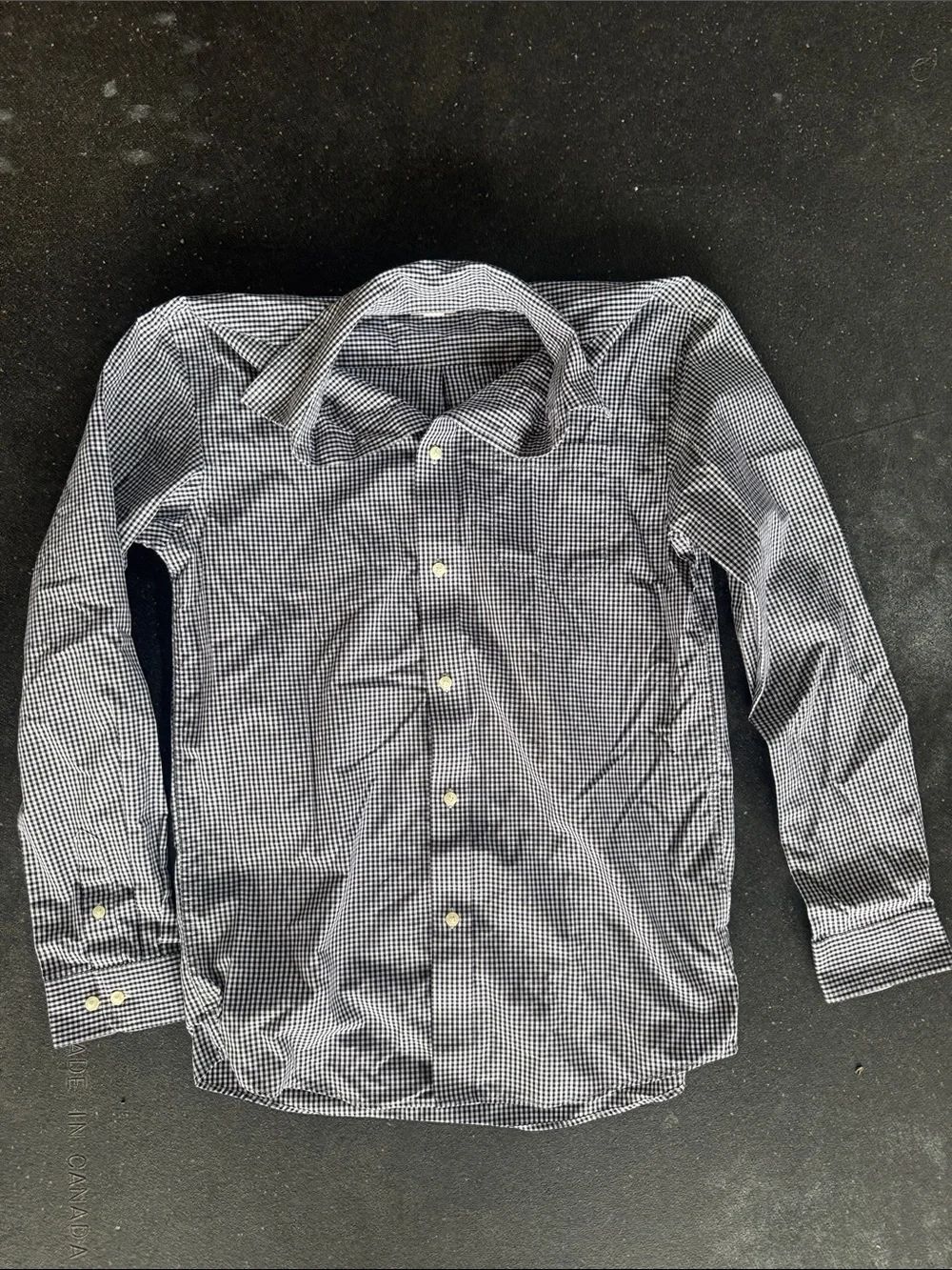 Cat & Jack Boys Gingham Button Down